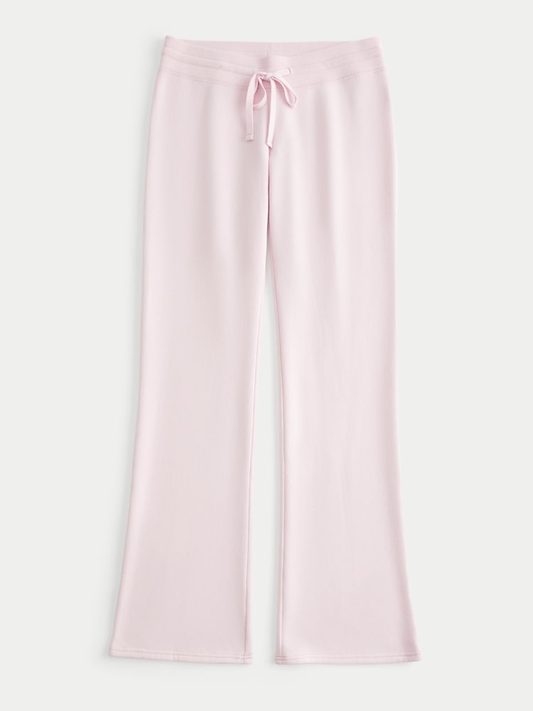 Hollister Pink Low Rise Bootcut Joggers - Image 4 of 4