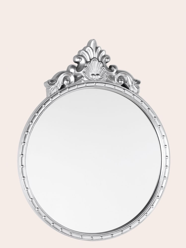 Laura Ashley Silver Overton Ornate Mirror - Image 2 of 2