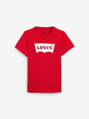Levi's® Red Batwing Short Sleeve 100% Cotton T-Shirt - Image 1 of 3