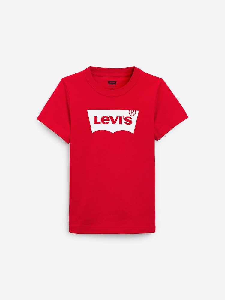 Levi's® Red Batwing Short Sleeve 100% Cotton T-Shirt - Image 1 of 3