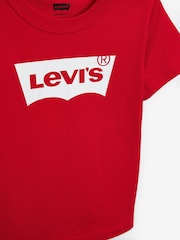 Levi's® Red Batwing Short Sleeve 100% Cotton T-Shirt - Image 3 of 3