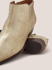 White Stuff Gold Willow Leather Ankle Boots - Image 4 of 4