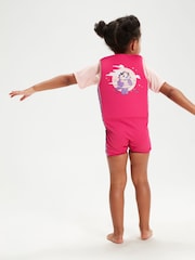 Speedo Pink Kids Character Printed Float Suit - Image 2 of 8