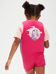 Speedo Pink Kids Character Printed Float Suit - Image 4 of 8