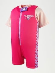 Speedo Pink Kids Character Printed Float Suit - Image 5 of 8