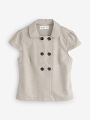 Hollister Brown Short Sleeve Peacoat Shirt - Image 1 of 2