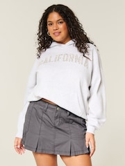 Hollister Low Rise Twill Pleated Mini Skirt - Bilde 1 av 3