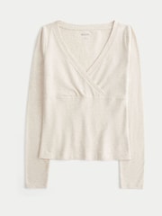 Hollister Long Sleeve Wrap Top - Bilde 4 av 4