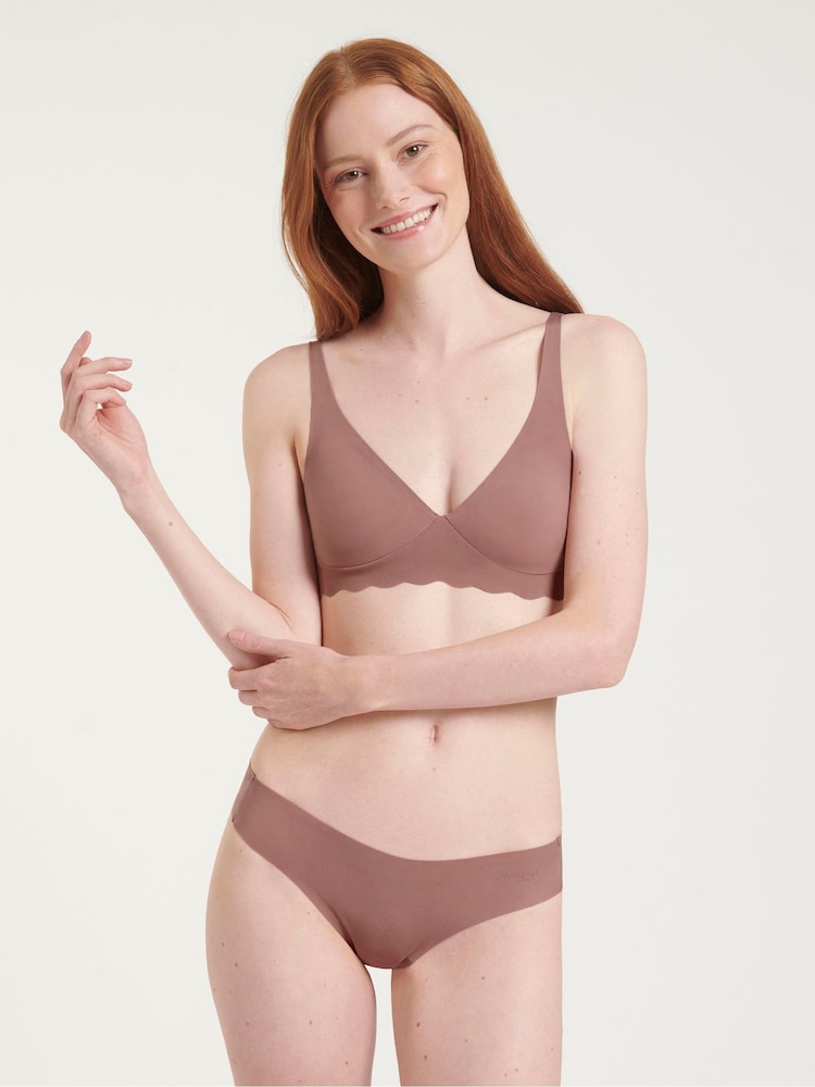 Какао-коричневый - Sloggi Zero Feel 2 Pack Microfibre 2.0 Thongs - Image 1 of 5