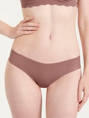 Какао-коричневый - Sloggi Zero Feel 2 Pack Microfibre 2.0 Thongs - Image 2 of 5