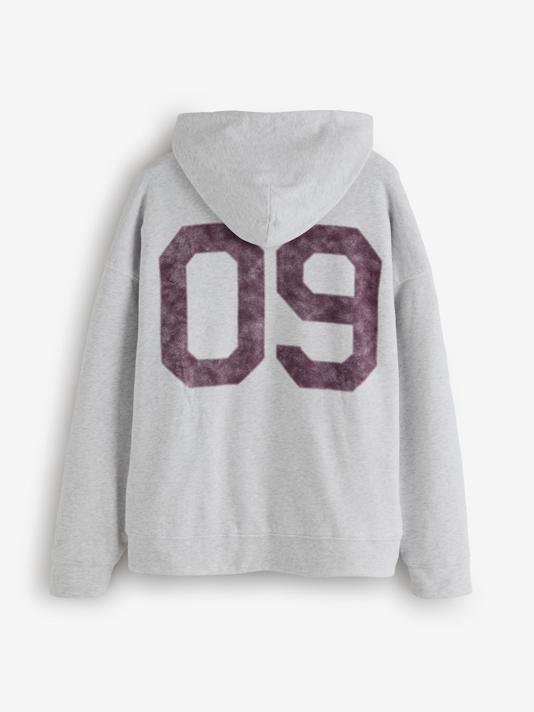 Hollister айналмалы спорттық графикалық Худи - 3суретінің 2 суреті