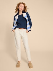 White Stuff Blue Clara T-Shirt - Image 3 of 7