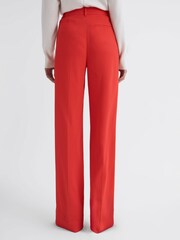 Reiss Coral Cara Wide Leg Mid Rise Trousers - Image 5 of 5