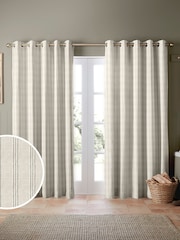 Emily Bond Natural George Stripe Made to Measure Curtains - Image 1 of 9