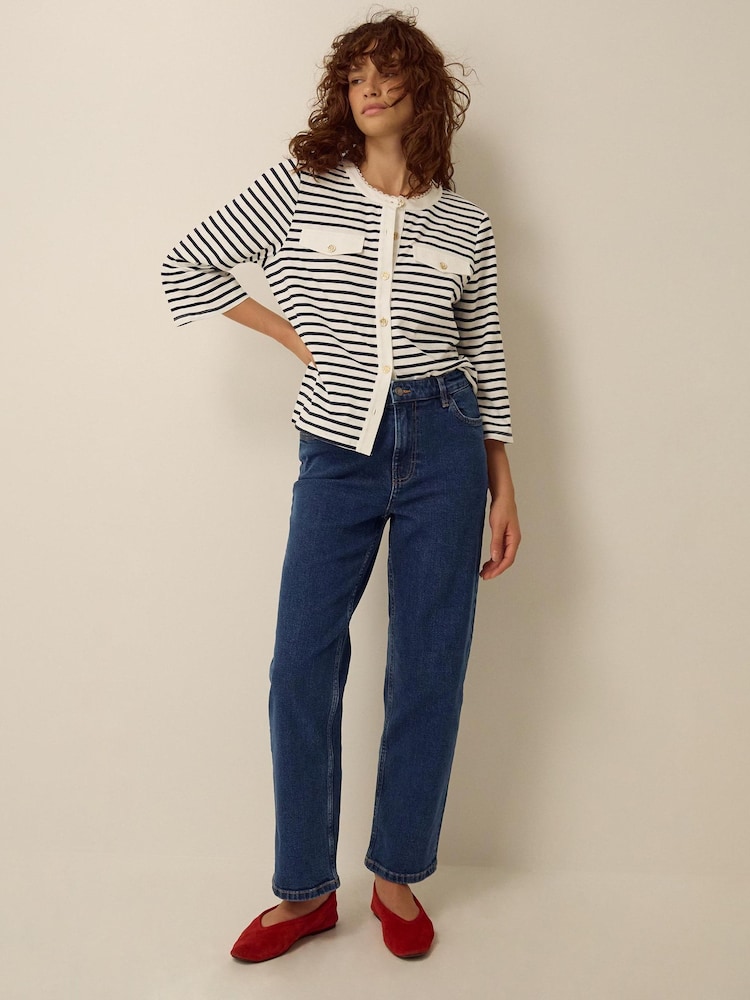 Monsoon Blue Soph Straight Leg Jeans - Image 1 of 3