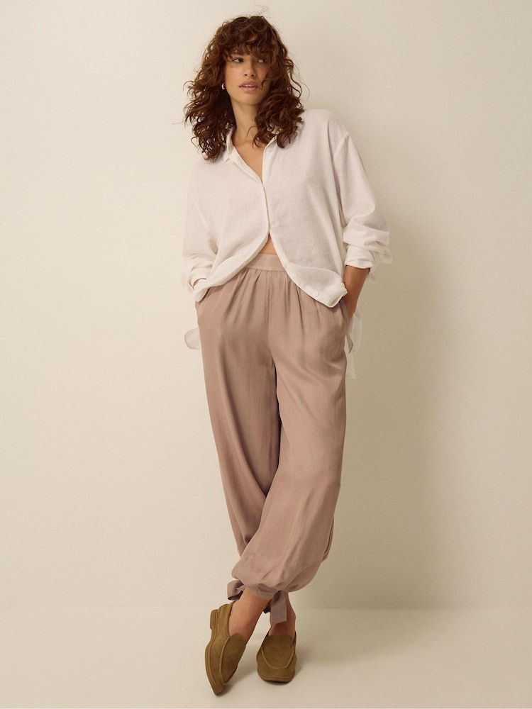 Monsoon Brown Ari Balloon Trousers - Image 1 of 3