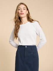 White Stuff White Clara T-Shirt - Image 1 of 7