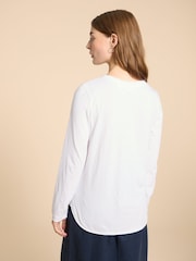 White Stuff White Clara T-Shirt - Image 2 of 7