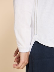 White Stuff White Clara T-Shirt - Image 4 of 7