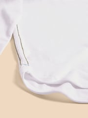 White Stuff White Clara T-Shirt - Image 7 of 7