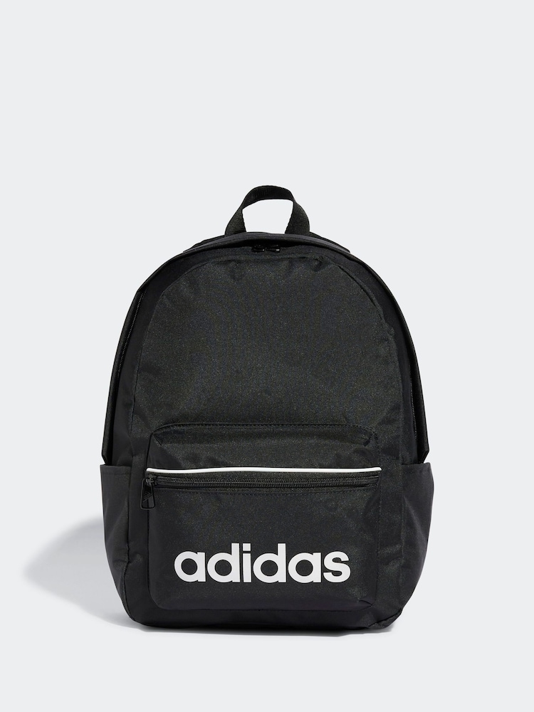 adidas Black Linear Essentials Backpack - Image 1 of 6