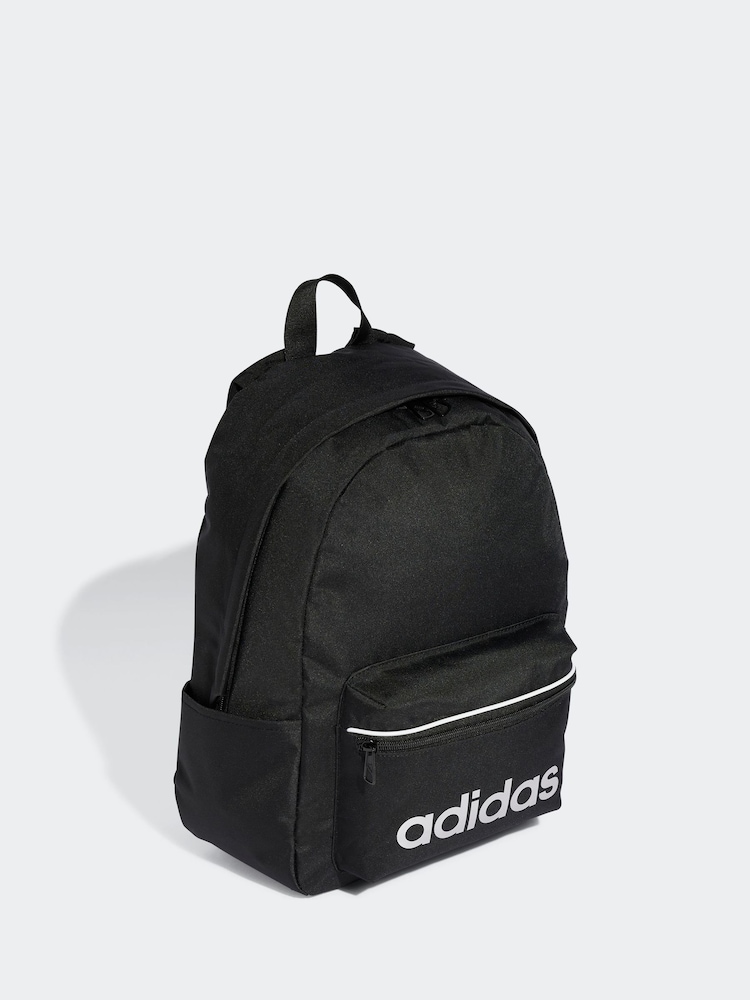 adidas Black Linear Essentials Backpack - Image 4 of 6