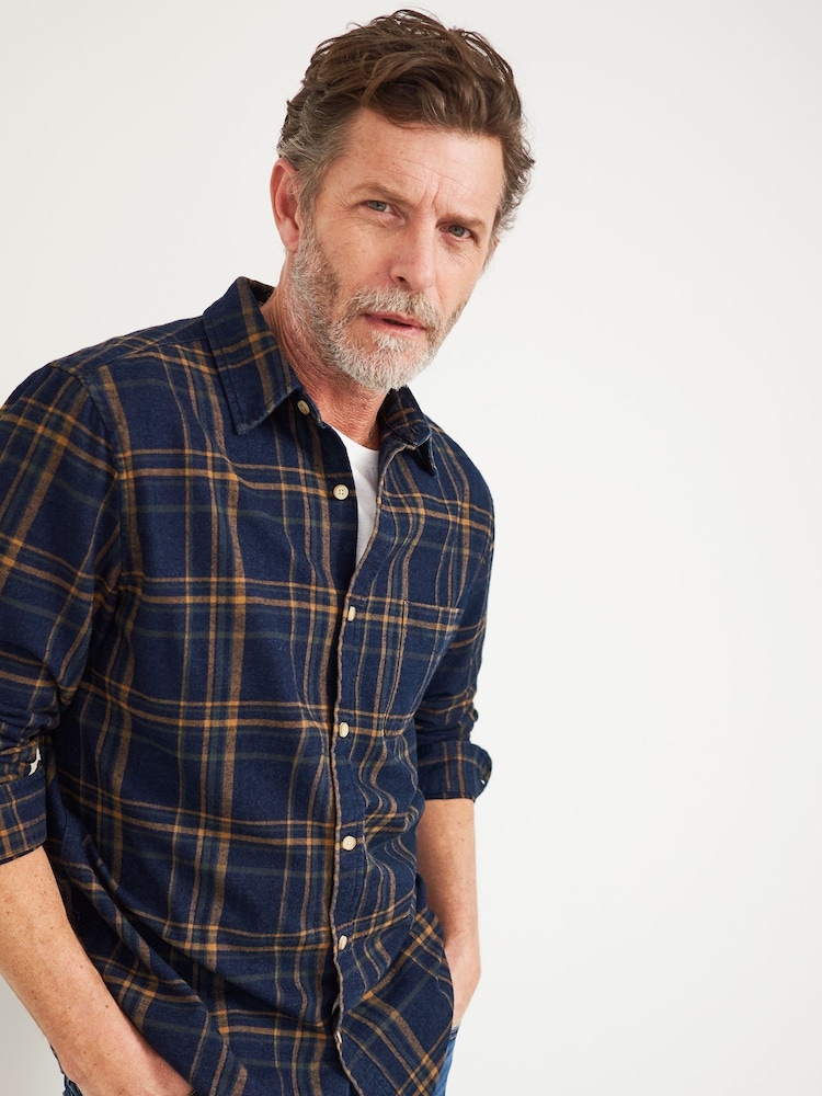 White Stuff Blue Wonston Check 100% Cotton Shirt - Image 1 of 5 White Stuff Blue Wonston Check 100% Cotton Shirt - Image 1 of 5