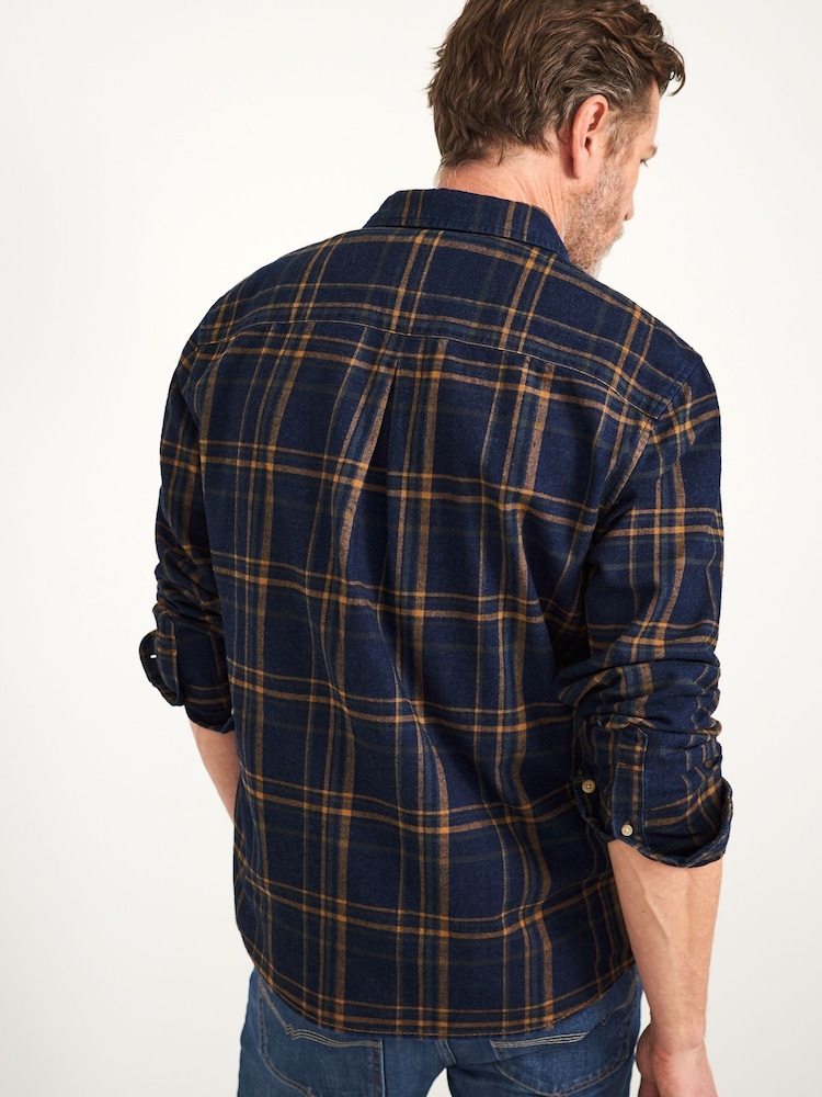 White Stuff Blue Wonston Check 100% Cotton Shirt - Image 2 of 5 White Stuff Blue Wonston Check 100% Cotton Shirt - Image 2 of 5
