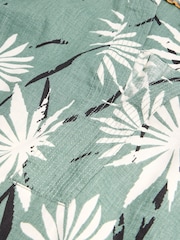 White Stuff Green June 100% Linen Shift Dress - Image 7 of 7