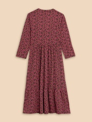 White Stuff Pink Naya Jersey Dress - Image 6 of 7