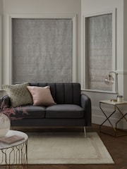 Silver Grey Ready Made Roman Blind Heavyweight Lined Chenille - Image 2 of 6