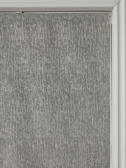 Silver Grey Ready Made Roman Blind Heavyweight Lined Chenille - Image 3 of 6