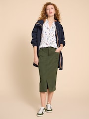 White Stuff White Annie Jersey Shirt - Image 3 of 7