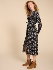 White Stuff Black Jersey Annie Shirt Dress - Image 3 of 7