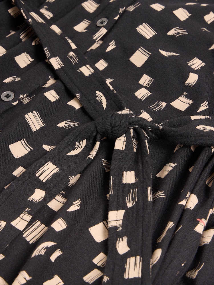 White Stuff Black Jersey Annie Shirt Dress - Image 7 of 7