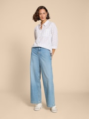 White Stuff Off White Cotton Sophie Shirt - Image 3 of 7
