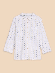 White Stuff Off White Cotton Sophie Shirt - Image 5 of 7