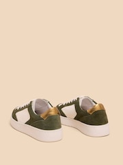 White Stuff Green Dahlia Leather Trainers - Image 3 of 4