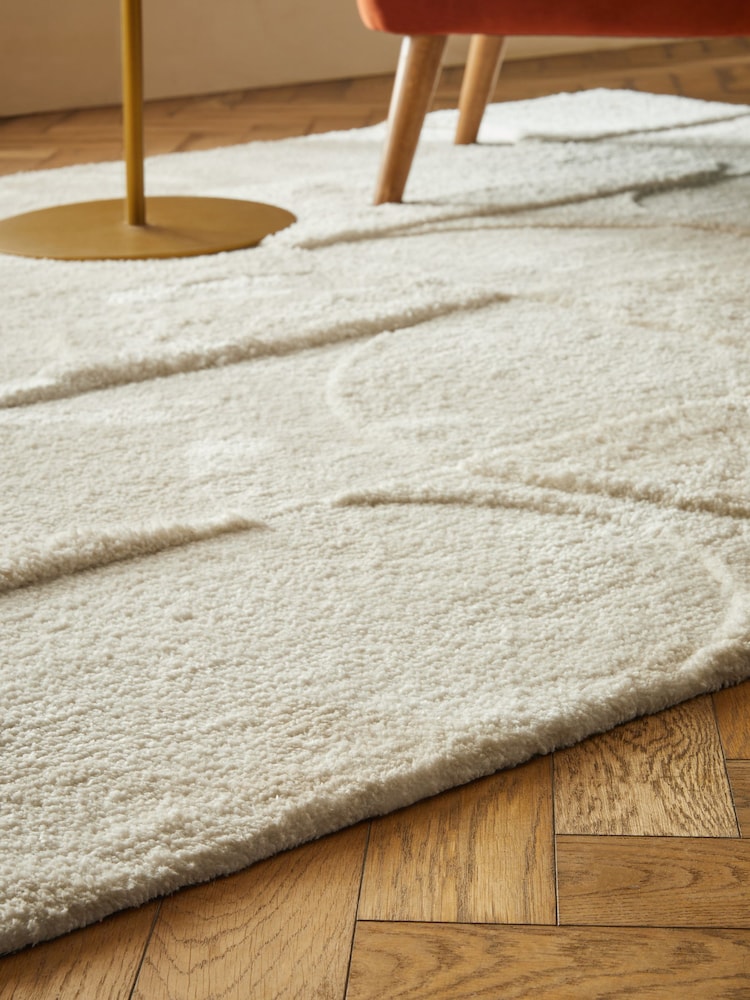 Natural Lustrous Cut Shapes Rug - Image 2 of 6
