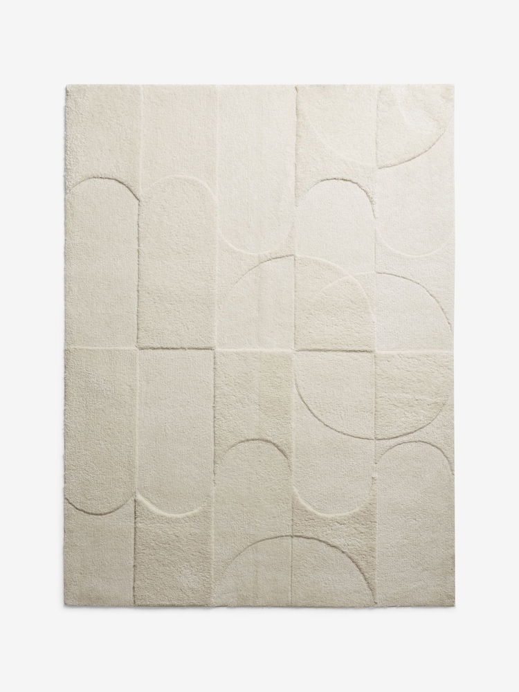 Natural Lustrous Cut Shapes Rug - Image 6 of 6