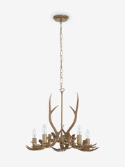 Natural Antler 5 Light Fitting - Image 6 of 8