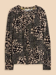 White Stuff Black EcoVero™ Ari Shirt - Image 5 of 7