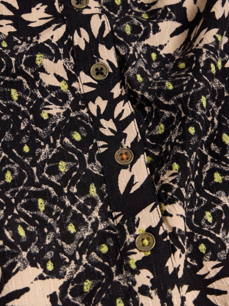 White Stuff Black EcoVero™ Ari Shirt - Image 7 of 7