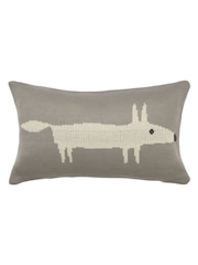 Scion Silver Mr Fox Cushion - Image 2 of 3
