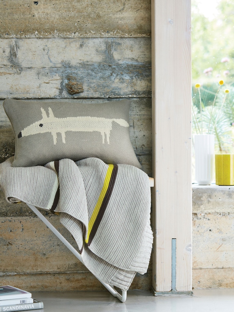 Scion Silver Mr Fox Cushion - Image 4 of 4