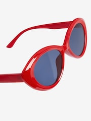 Red Polarized Soft Cateye Sunglasses - Image 5 of 5