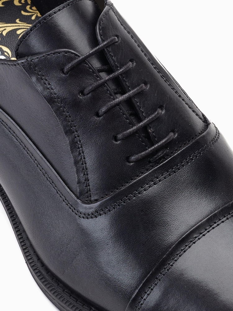 Base London Wilson Lace Up Toe Cap Shoes - Image 6 of 6