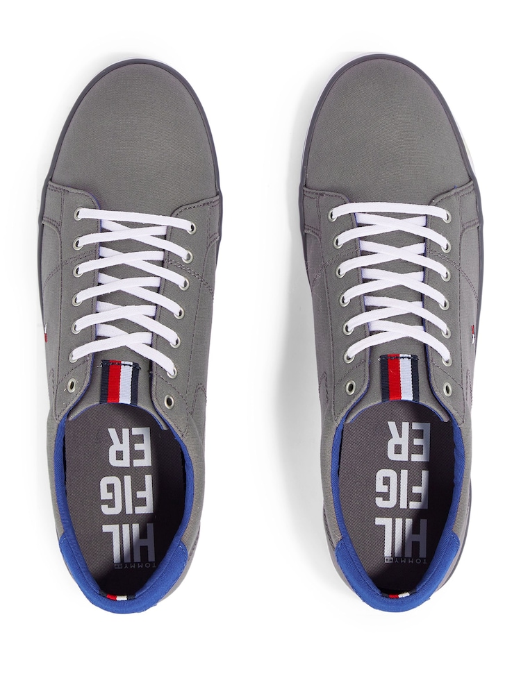 Tommy Hilfiger Grey Essential Harlow Trainers - Image 3 of 6