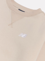 New Balance Brush Back Small Logo Crew Neck Sweat Top - Imagen 3 de 3