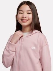 New Balance Pink 9060 Graphic Cropped Zip Hoodie - Image 6 of 8
